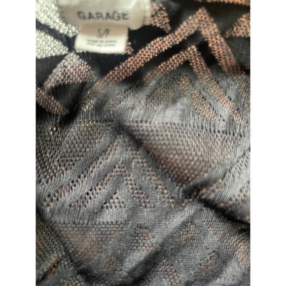 Garage Aztec Mesh Crop Tank Sz S - Picture 6 of 6